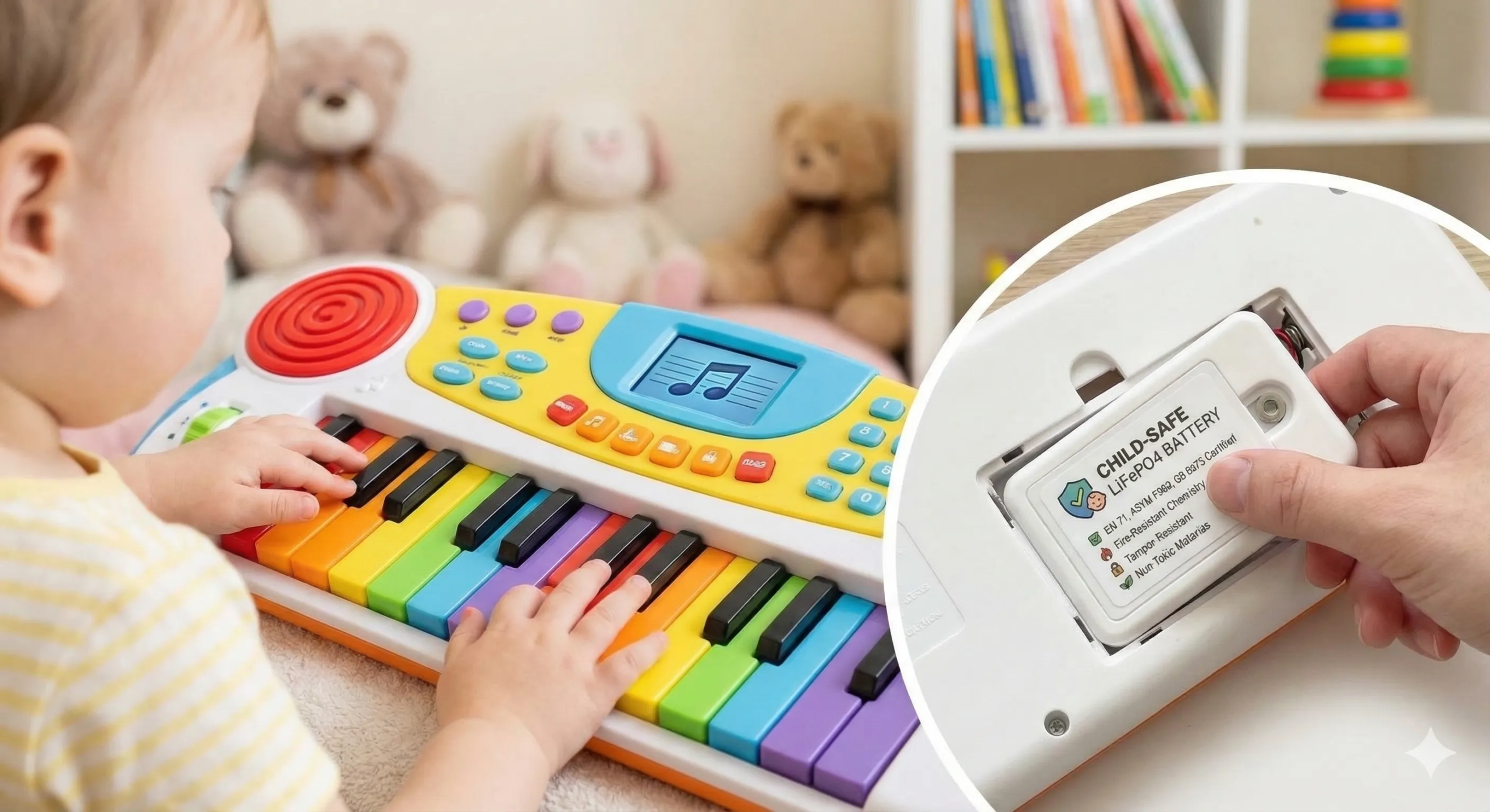 Juguetes interactivos musicales