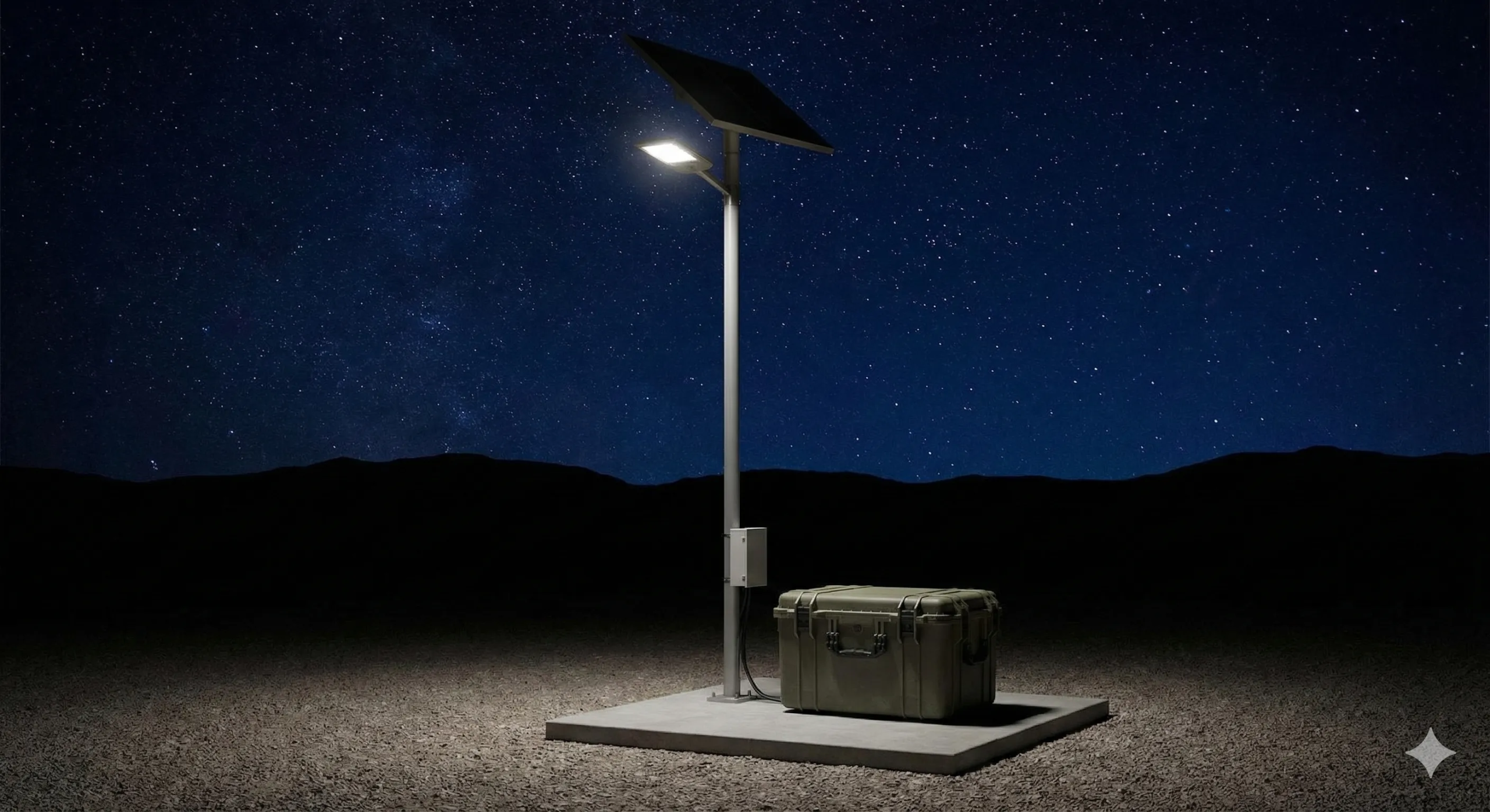 Fernbediente Solarlampe