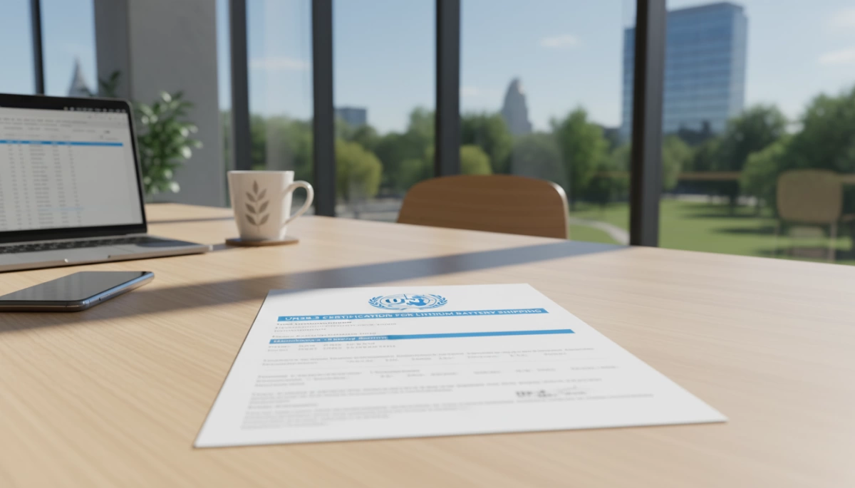 リチウム電池輸送のUN38.3認証