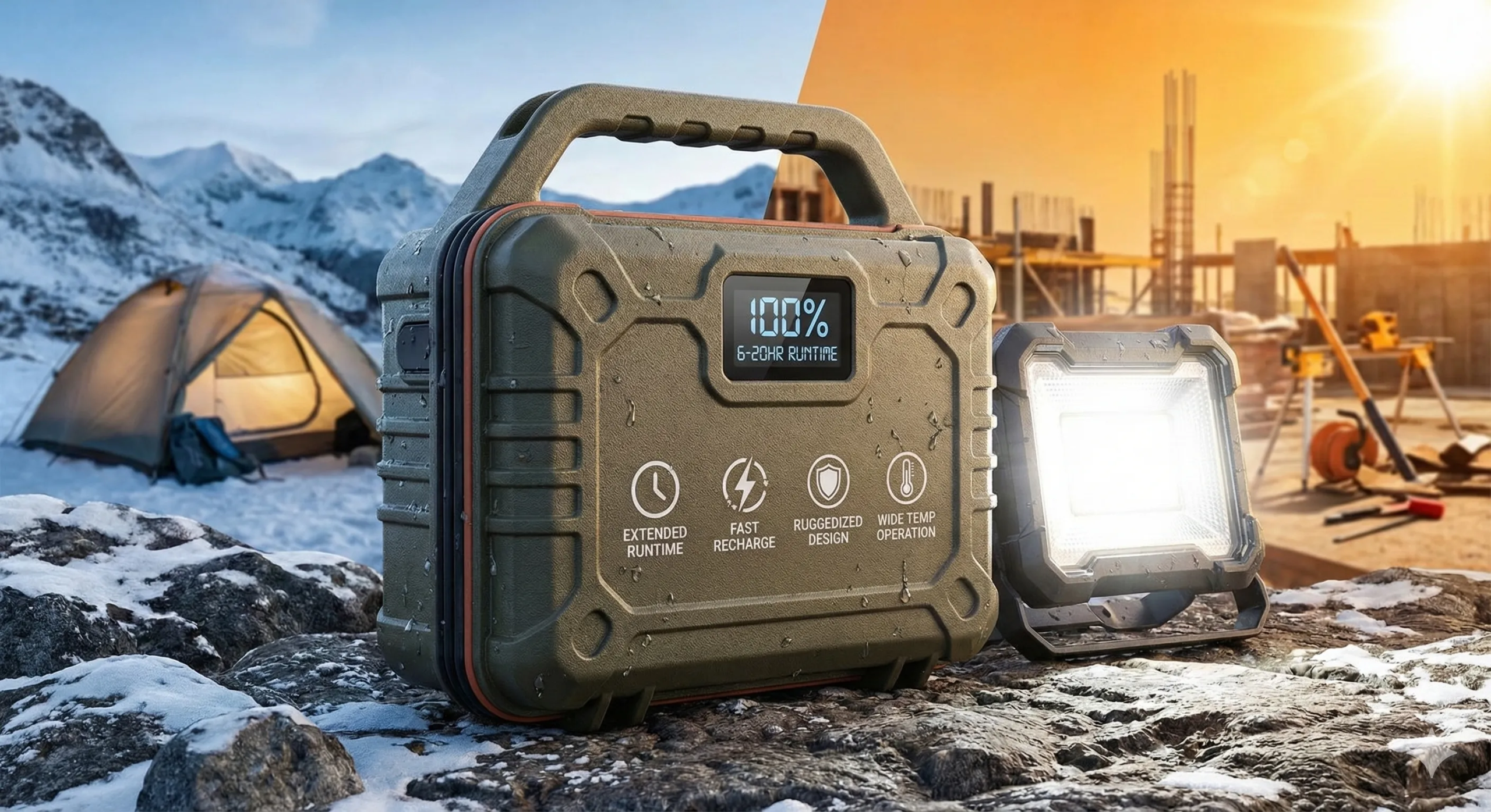 Portable Lighting Battery