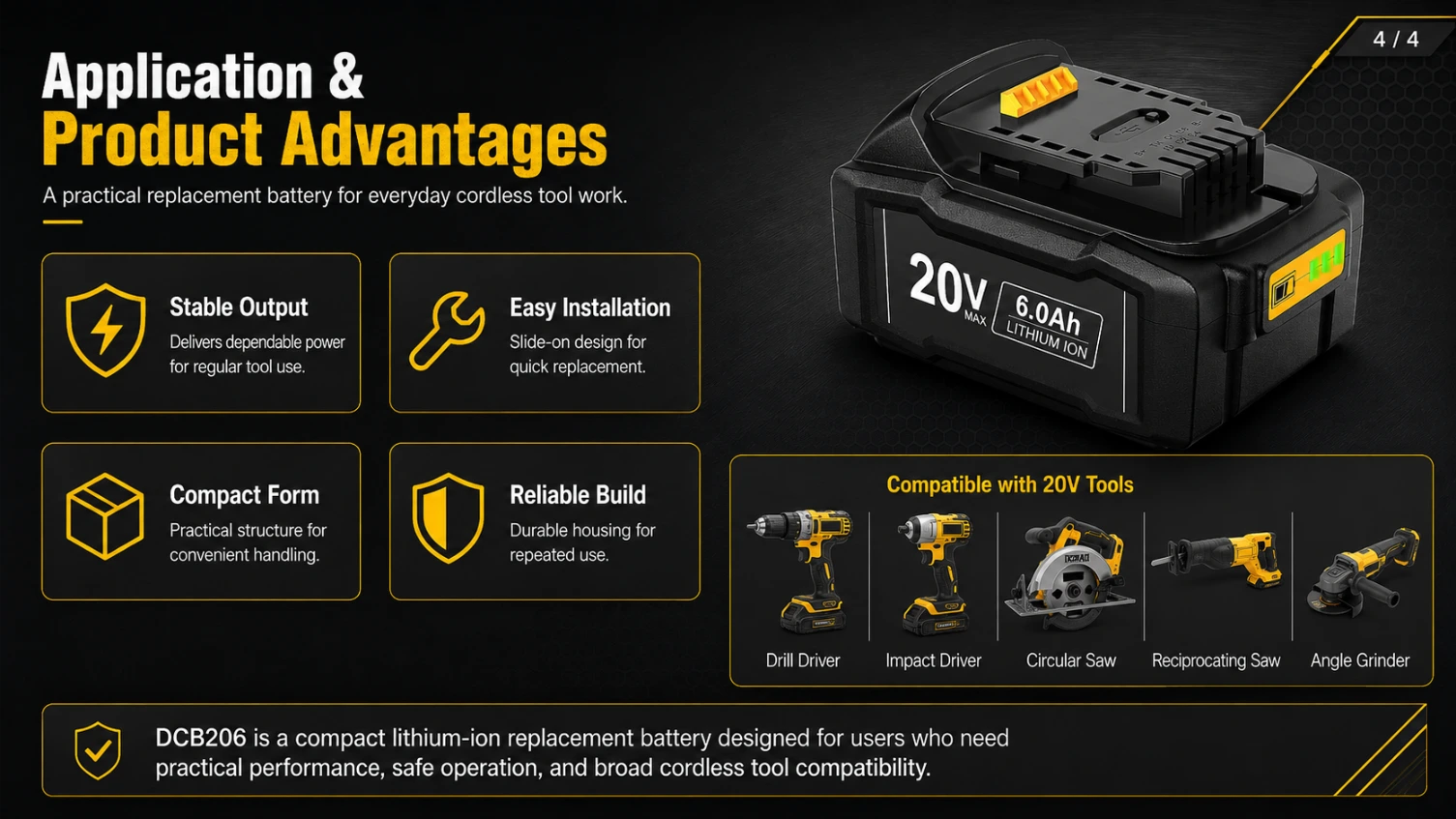 Makita DCB206 20V 6.0Ah view 4