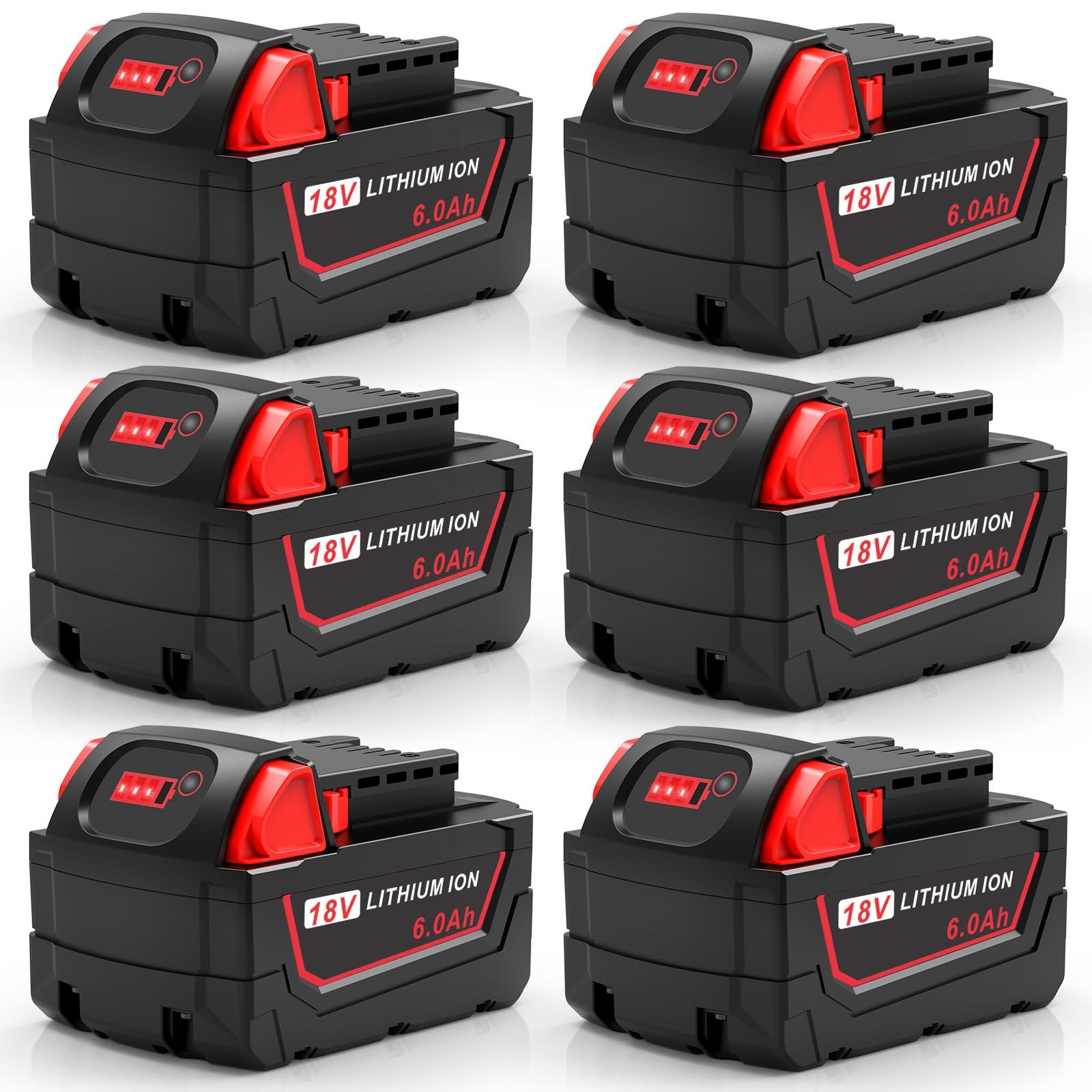 Milwaukee WK18-XC60 18V 6.0Ah replacement battery