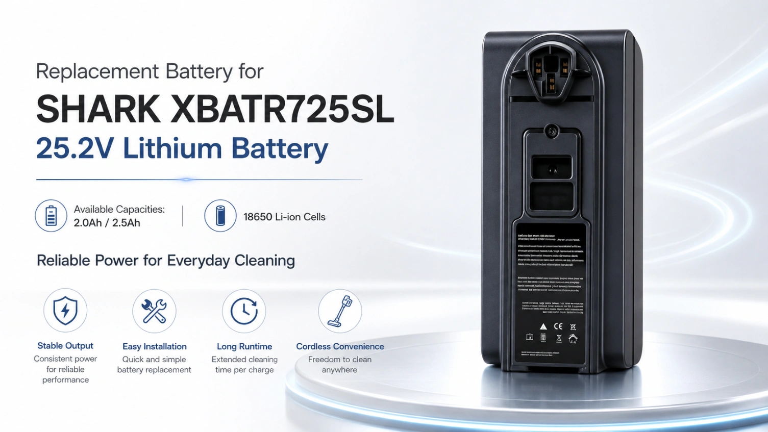 Shark XBATR725SL 25.2V 2.0/2.5Ah просмотр 1
