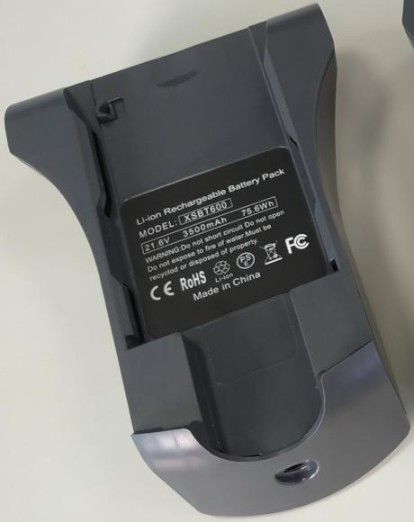 Shark XSBT600 21.6V 2.0Ah replacement battery