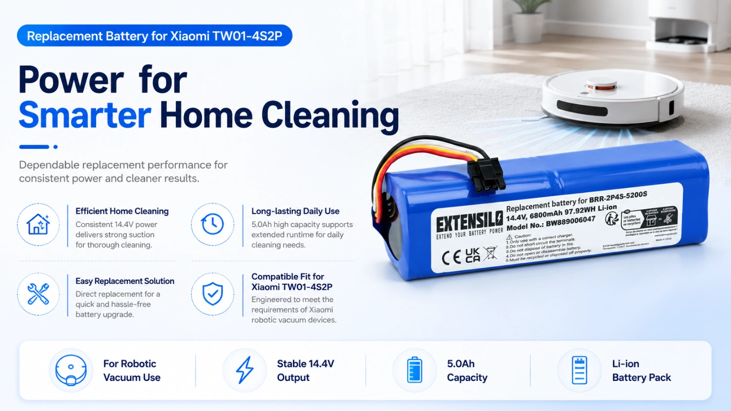 Xiaomi TW01-4S2P 14.4V 5.0Ah view 4